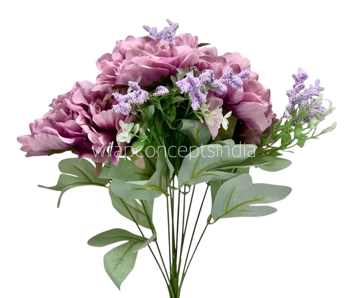 Tall Open Peony Bunch - Multicolour Tall Open Peony Bunch - Multicolour