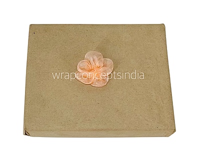 Light Orange Organza Flowers Light Orange Organza Flowers