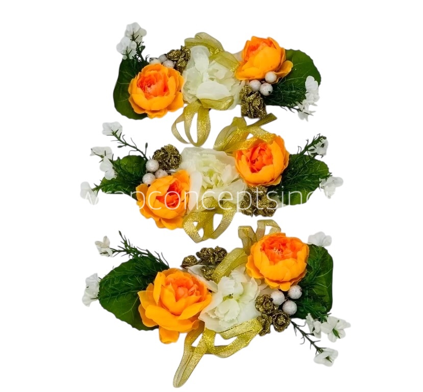 Orange Peonies Ready Bunch