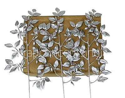 Silver Leaves on Stick