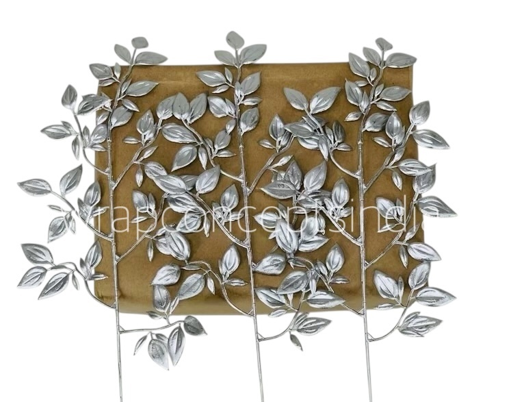 Silver Leaves on Stick Silver Leaves on Stick