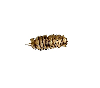 Gold Long Pine Cone Gold Long Pine Cone