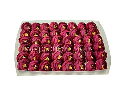 Small Peony- Wine