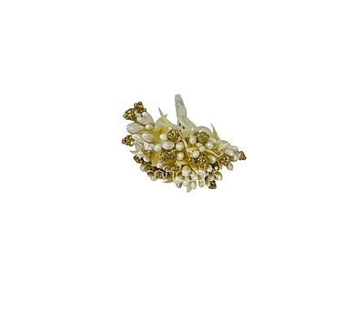 White & Glitter Gold Pollens