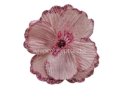 Big Flower with Glitter Centre & Edges Big Flower with Glitter Centre & Edges