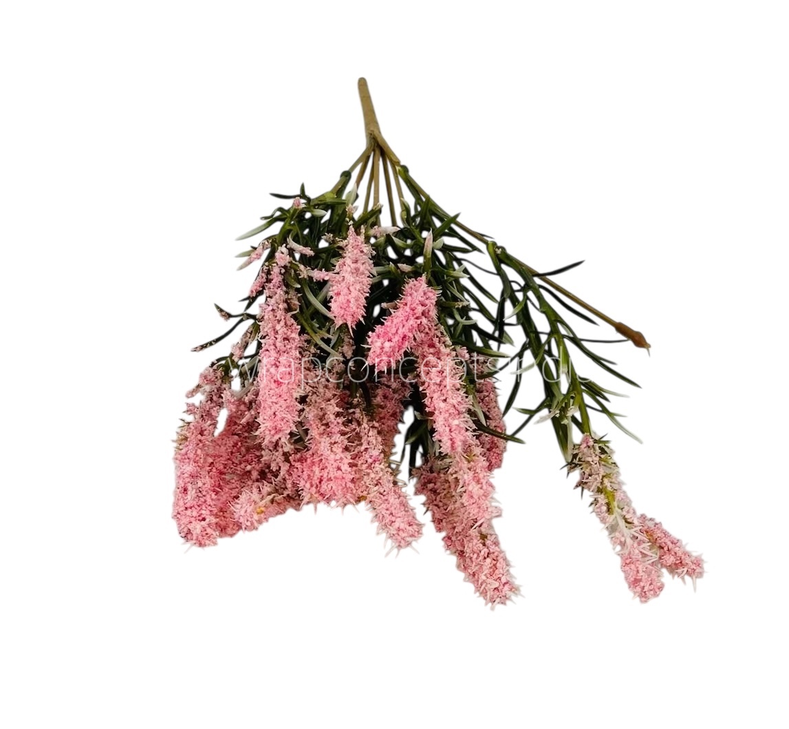 Leaves Bunch with Frosted Conifers Leaves Bunch with Frosted Conifers