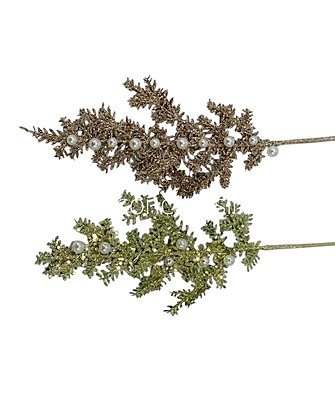 Christmas Tree Fern Sticks with Pearls Christmas Tree Fern Sticks with Pearls
