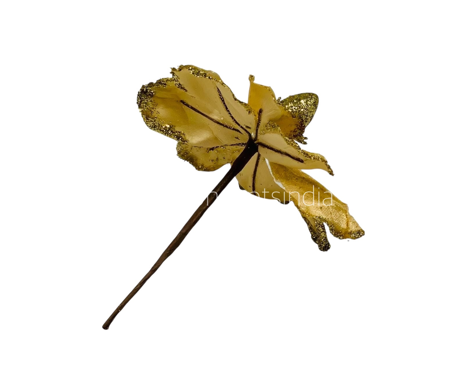 Medium Flower with Glitter Edges