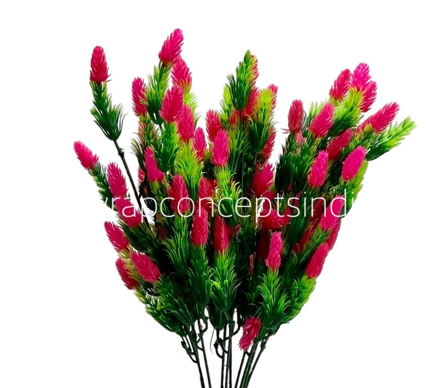 Leaves Bunch with Pink Conifers Leaves Bunch with Pink Conifers