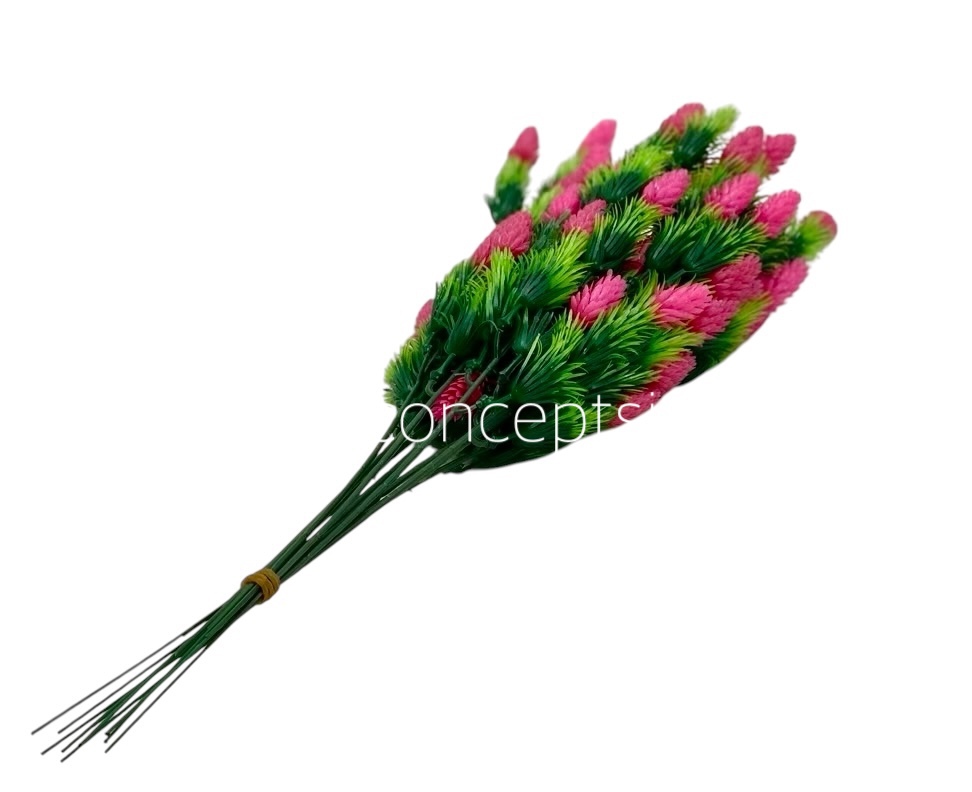 Leaves Bunch with Pink Conifers Leaves Bunch with Pink Conifers