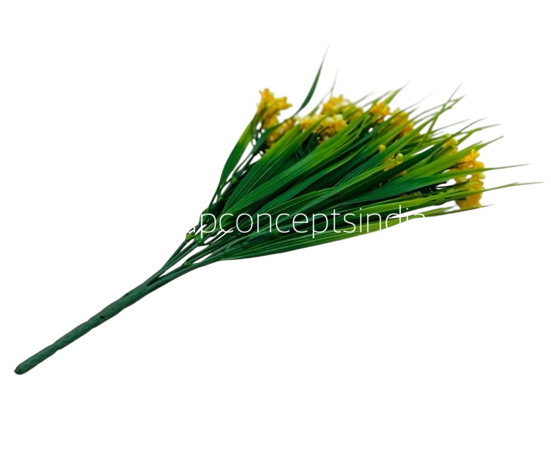 Long Leaves Bunch with Yellow Flowers Long Leaves Bunch with Yellow Flowers