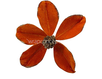 Velvet Flower with Gitter Pine Center Velvet Flower with Gitter Pine Center