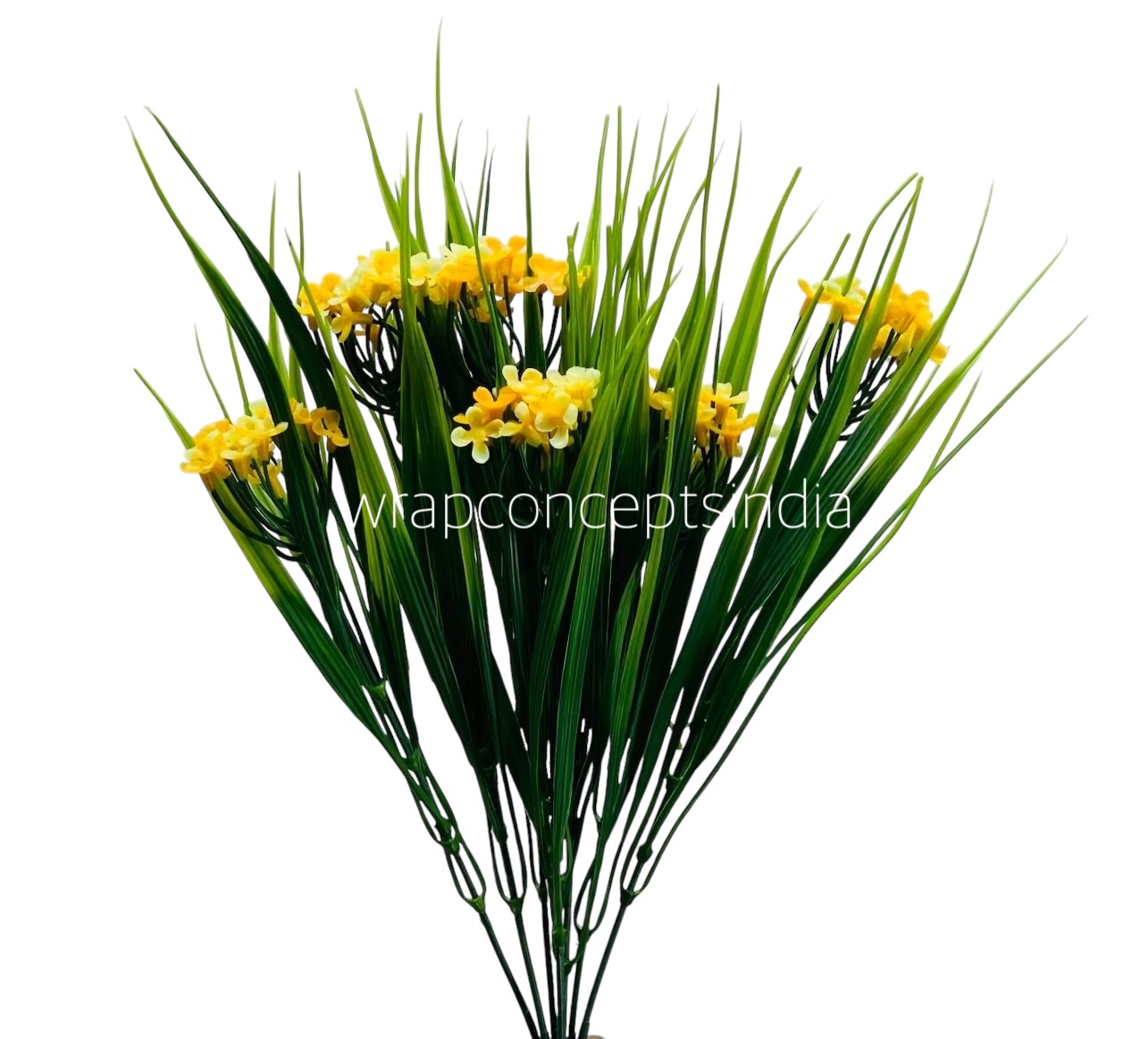 Long Leaves Bunch with Yellow Flowers Long Leaves Bunch with Yellow Flowers