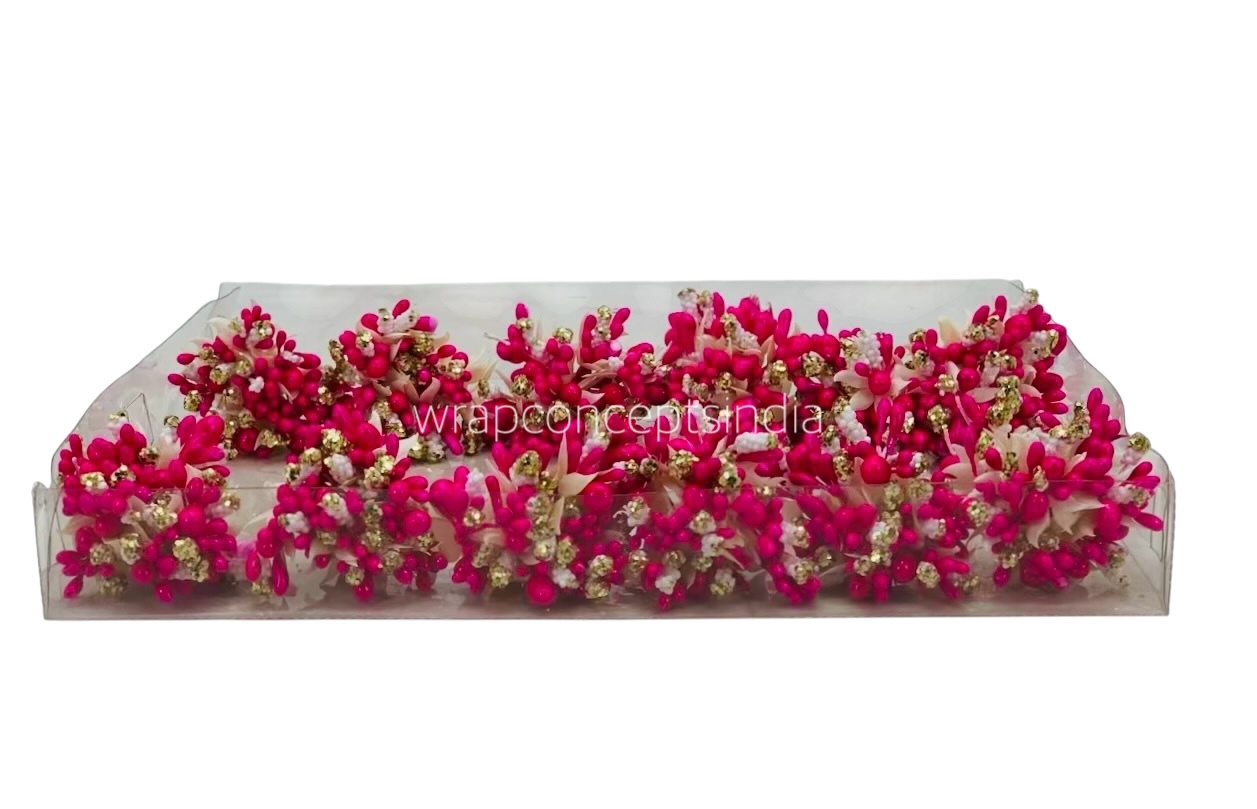 Fuchsia & Glitter Gold Pollens Fuchsia & Glitter Gold Pollens