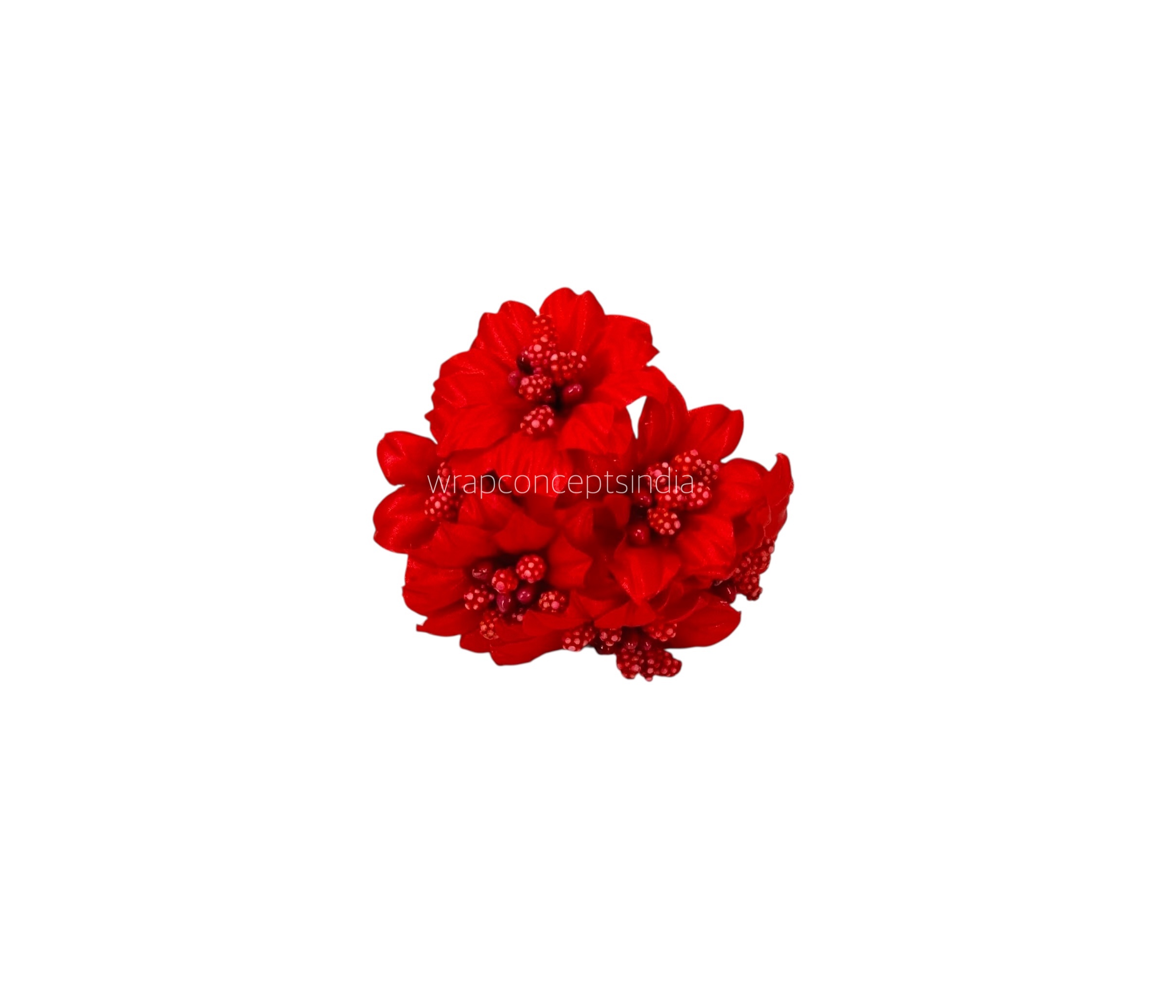 Red Flowers with Red Pollens