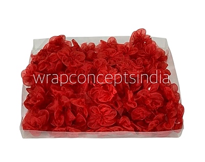 Scarlet Organza Flowers Scarlet Organza Flowers