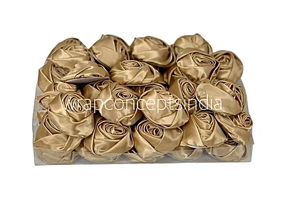 Gold Satin Roses Gold Satin Roses