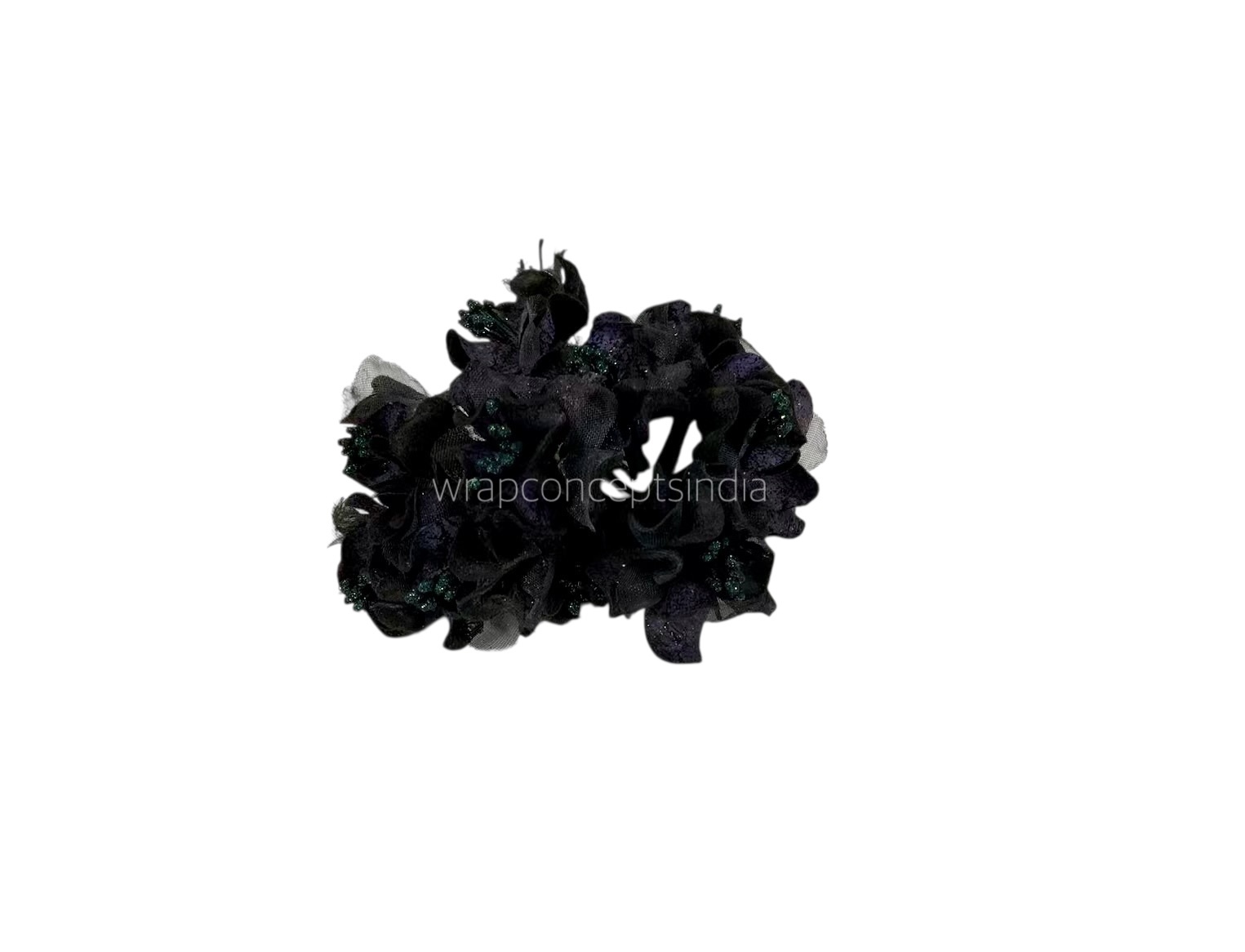 Black Flowers with Glitter Pollen Black Flowers with Glitter Pollen
