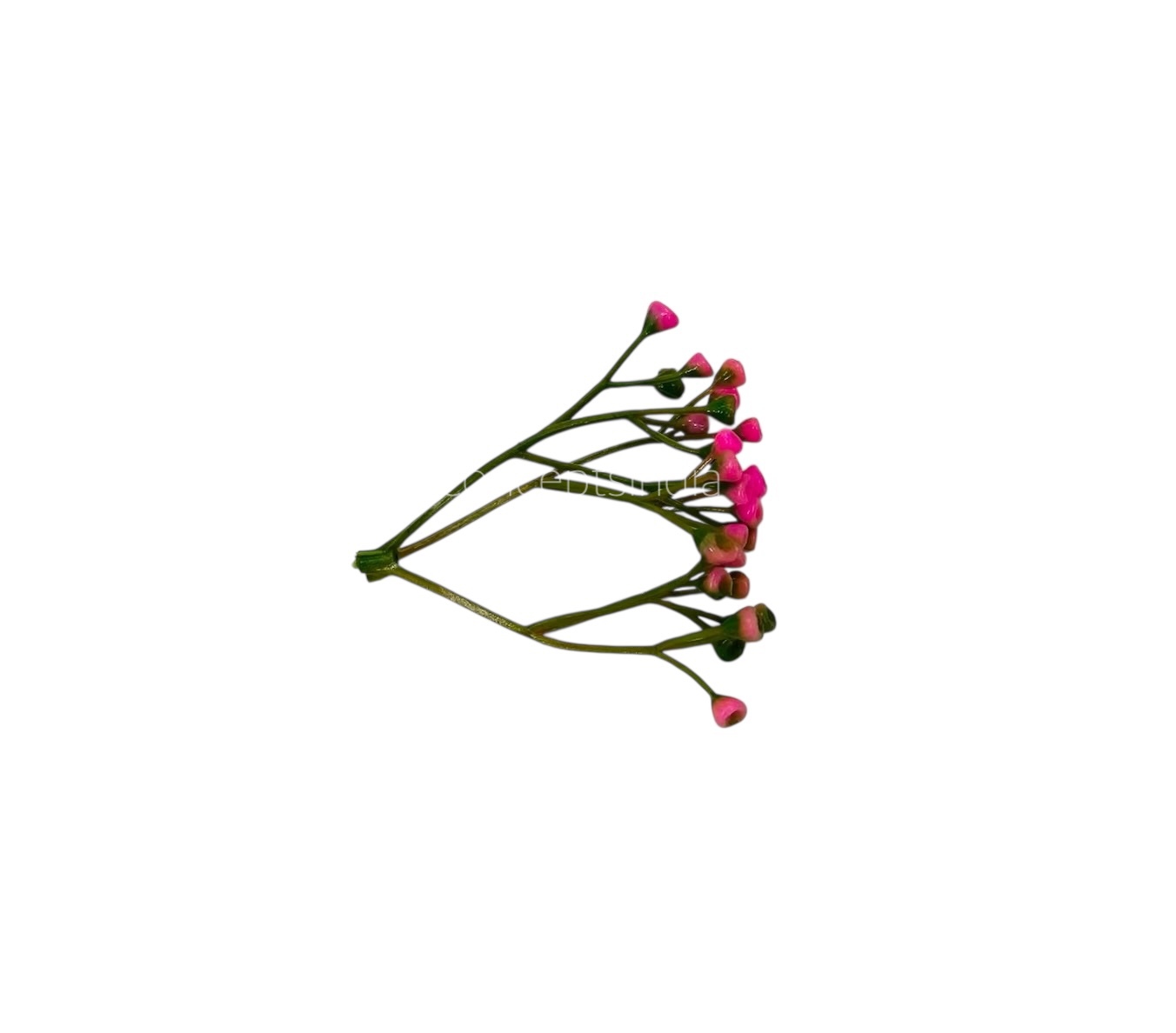 Pink Small Trio Fern Leaves