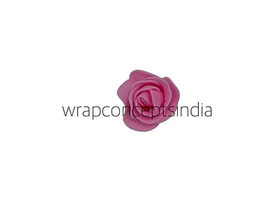 Small Foam Roses with Net - Multicolour
