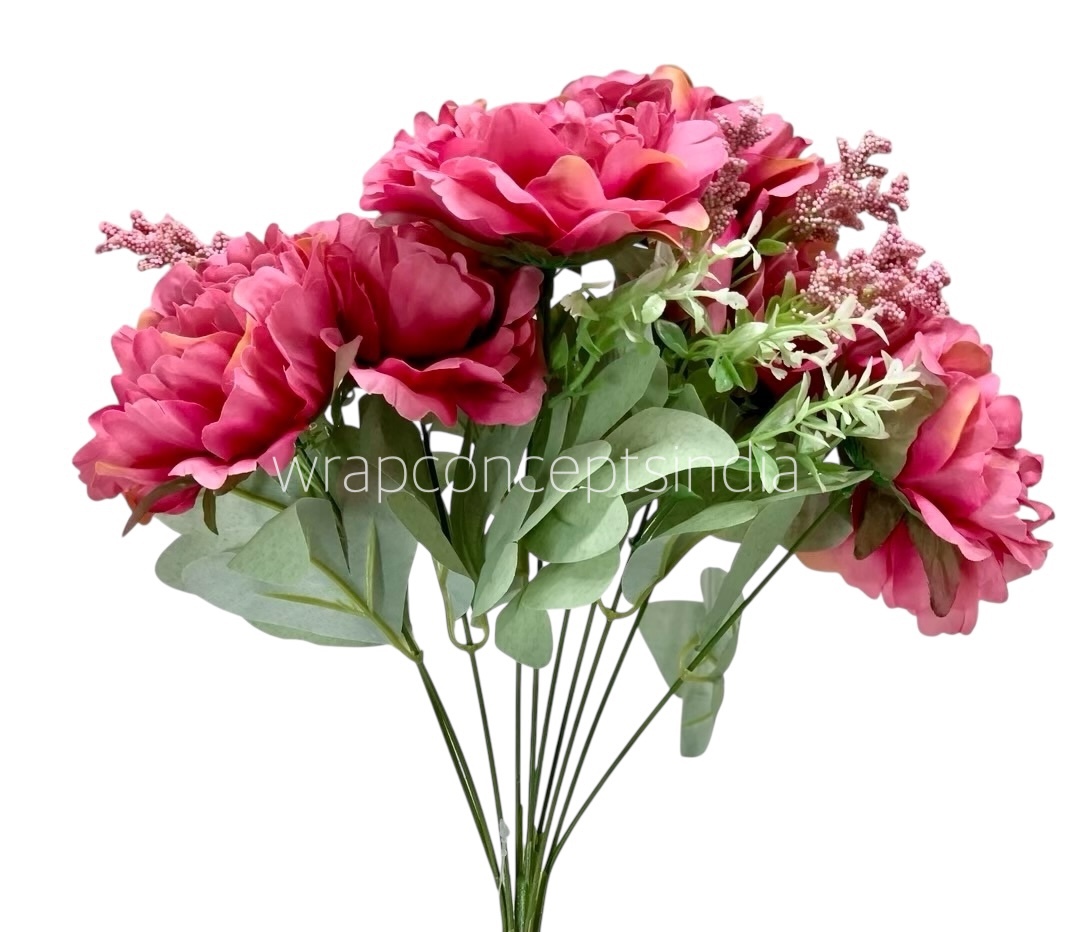 Tall Open Peony Bunch - Multicolour Tall Open Peony Bunch - Multicolour