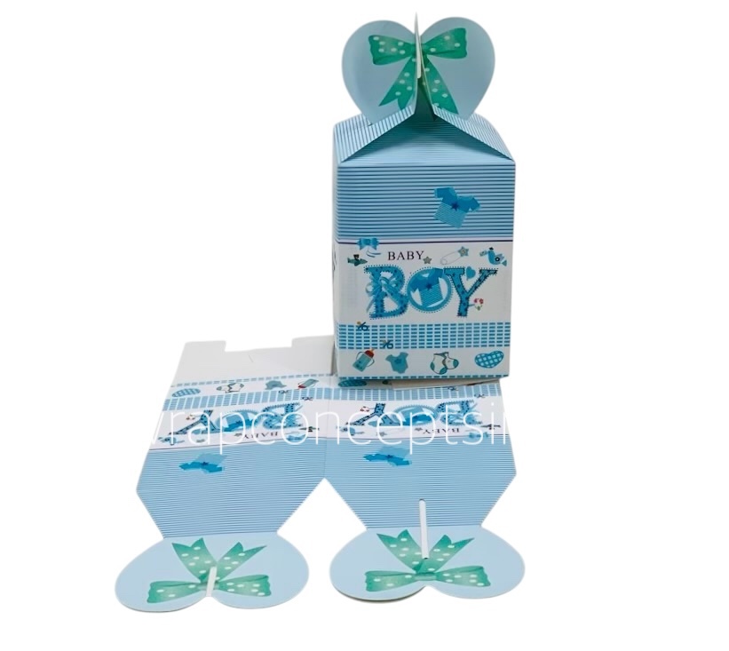 Boy/Girl Foldable Paper Gift Box Boy/Girl Foldable Paper Gift Box