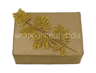 Gold Glitter Leaf on stick New 5 Gold Glitter Leaf on stick New 5