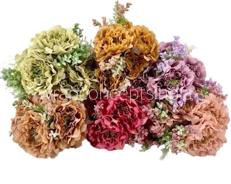 Tall Open Peony Bunch - Multicolour Tall Open Peony Bunch - Multicolour