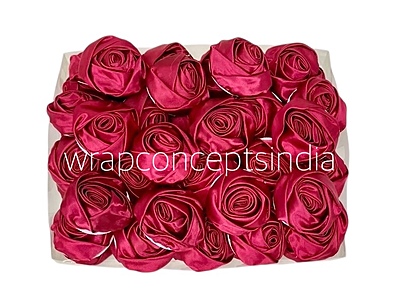 Deep Cherry Satin Roses Deep Cherry Satin Roses