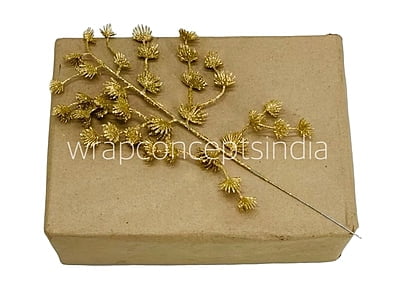 Gold Glitter Leaf on stick New 2 Gold Glitter Leaf on stick New 2