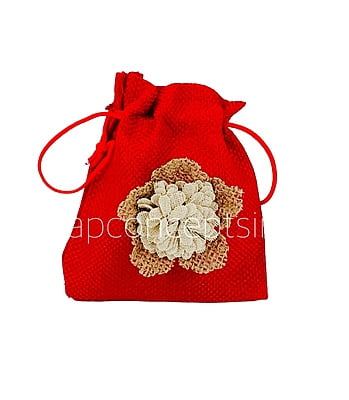 Jute Burlap Hessian Flower Jute Burlap Hessian Flower
