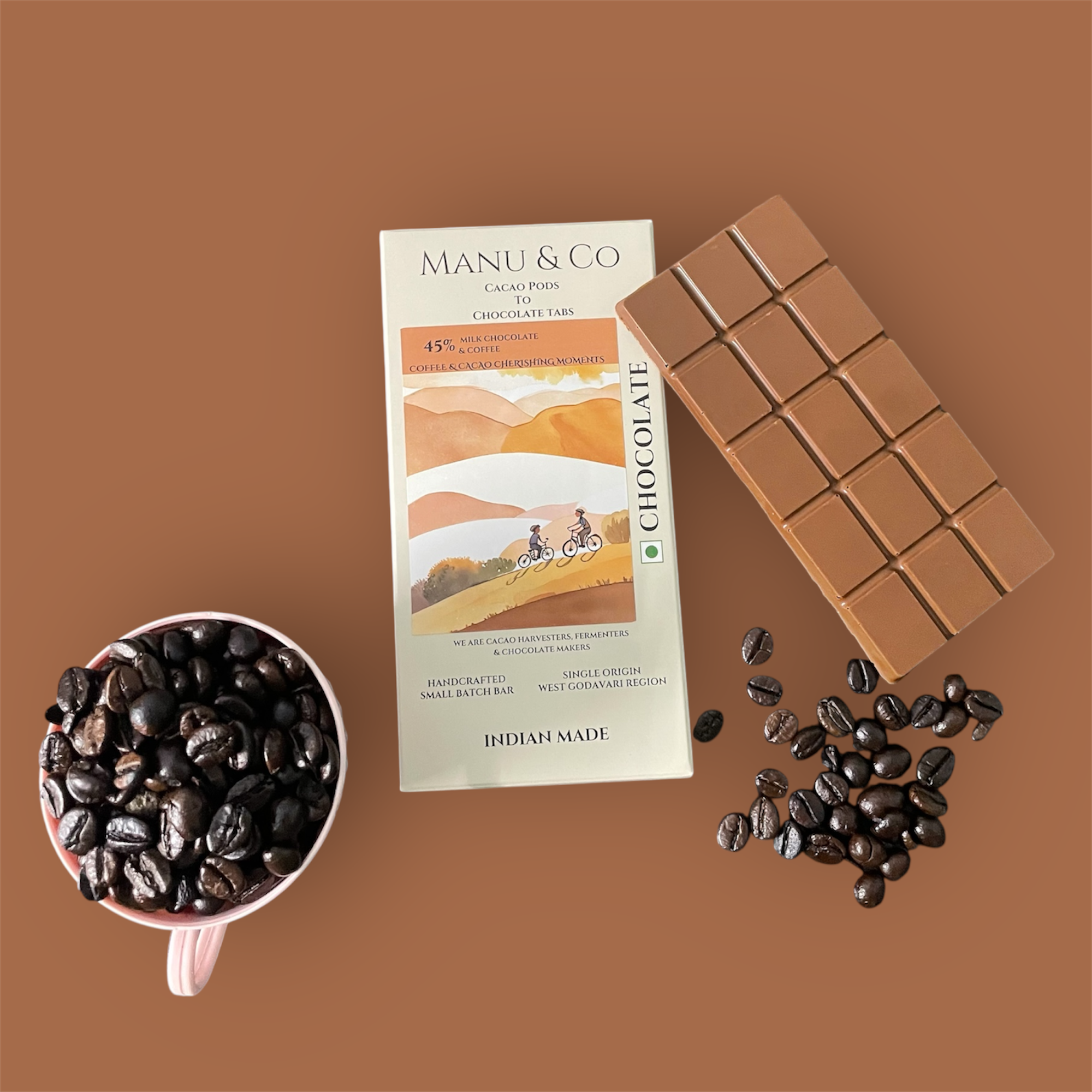 45% Milk Chocolate & Coffee