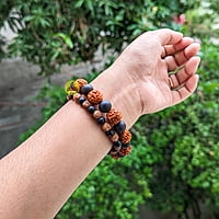 Rudraksham & Karungali bracelet Rudraksham & Karungali bracelet