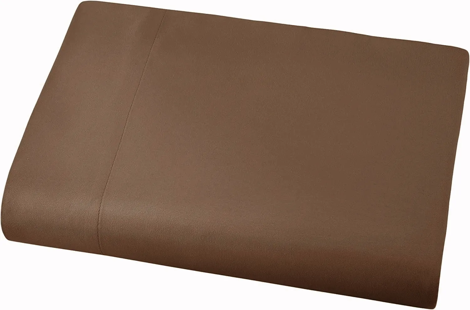 Sofrito Bedsheet Glace Cotton 300 TC - Plain - Brown