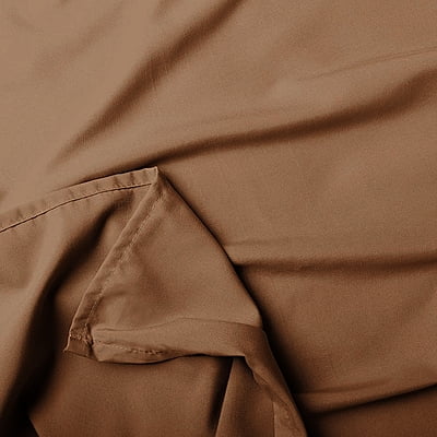 Pillow Cover Non-Framed Glace Cotton 300 TC - Plain - Brown Pillow Cover Non-Framed Glace Cotton 300 TC - Plain - Brown