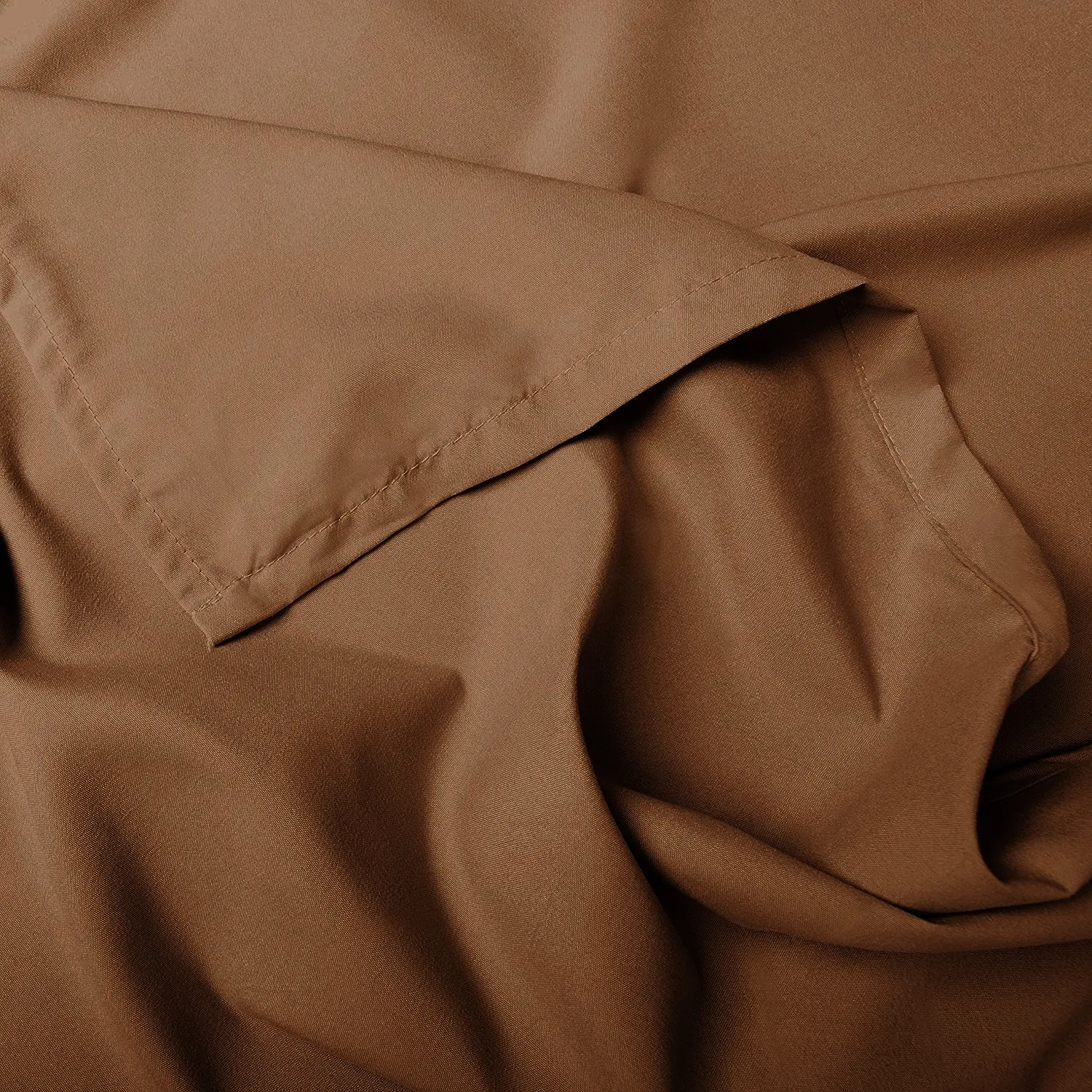 Pillow Cover Non-Framed Glace Cotton 300 TC - Plain - Brown Pillow Cover Non-Framed Glace Cotton 300 TC - Plain - Brown