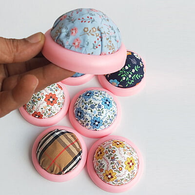 Pin Cushion Baby Pink Color Base Pin Cushion Baby Pink Color Base