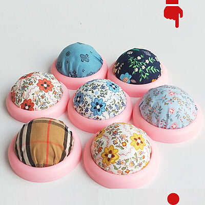 Pin Cushion Baby Pink Color Base Pin Cushion Baby Pink Color Base