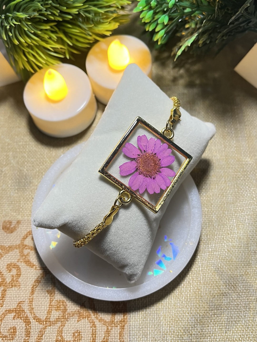 Pink Daisy Bracelet 002 Pink Daisy Bracelet 002