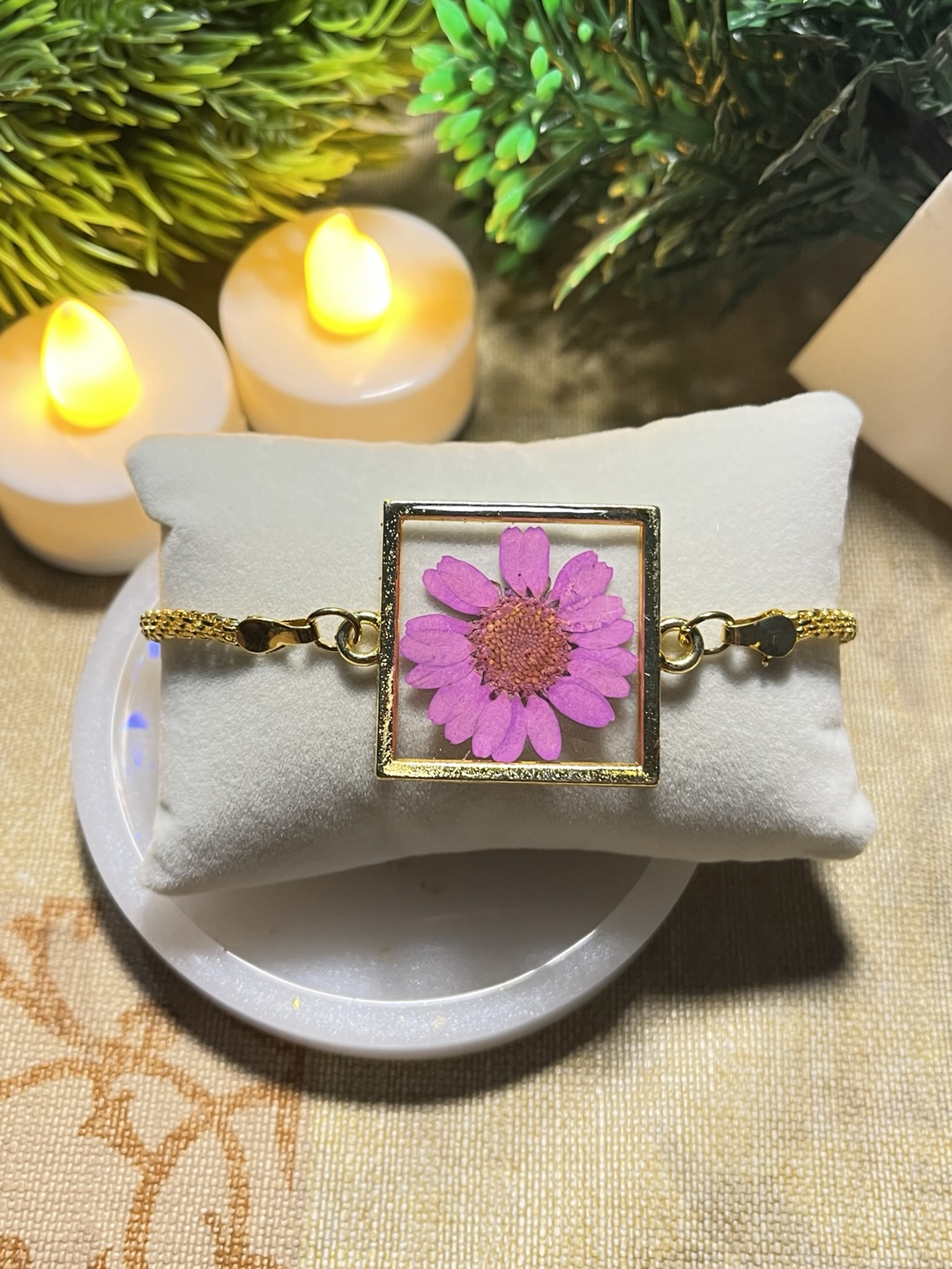 Pink Daisy Bracelet 002 Pink Daisy Bracelet 002