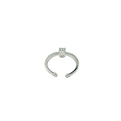 Pink Matte Stone Embellished Finger Ring Pink Matte Stone Embellished Finger Ring