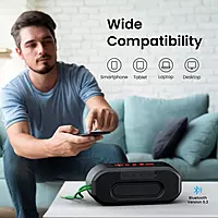 Portronics Pixel 3 20W,TWS Connectivity,TF Card & USB Drive, Type C Charging Port(Black) Portronics Pixel 3 20W,TWS Connectivity,TF Card & USB Drive, Type C Charging Port(Black)