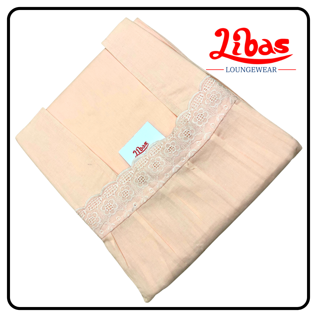 Plain skin color strap type sleevless cotton nighty from libas loungewear-SL076