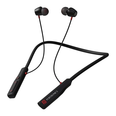 Portronics Harmonics Z11 Wireless Earphones, 35H Playtime, Magnetic ON/OFF, Black Portronics Harmonics Z11 Wireless Earphones, 35H Playtime, Magnetic ON/OFF, Black