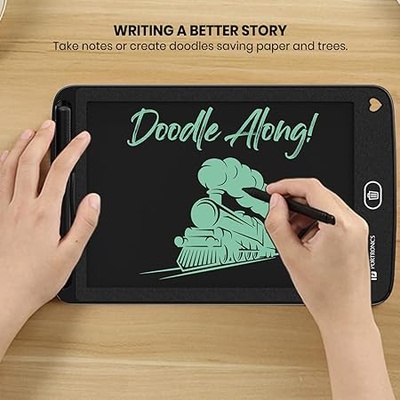 Portronics Portable RuffPad E-Writer 21.59Cm (8.5-inch) LCD with App Support Portronics Portable RuffPad E-Writer 21.59Cm (8.5-inch) LCD with App Support