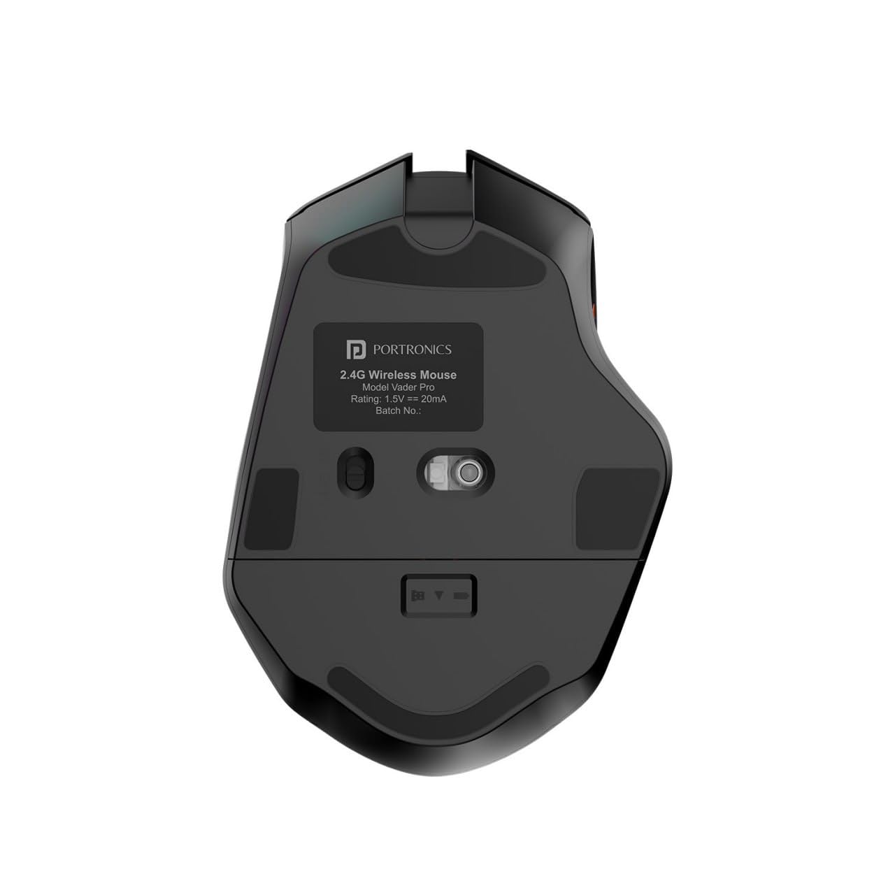 Portronics Vader Pro Wireless Gaming Mouse | 2.4GHz, 6 Buttons, Adjustable DPI, Ergonomic Design Portronics Vader Pro Wireless Gaming Mouse | 2.4GHz, 6 Buttons, Adjustable DPI, Ergonomic Design