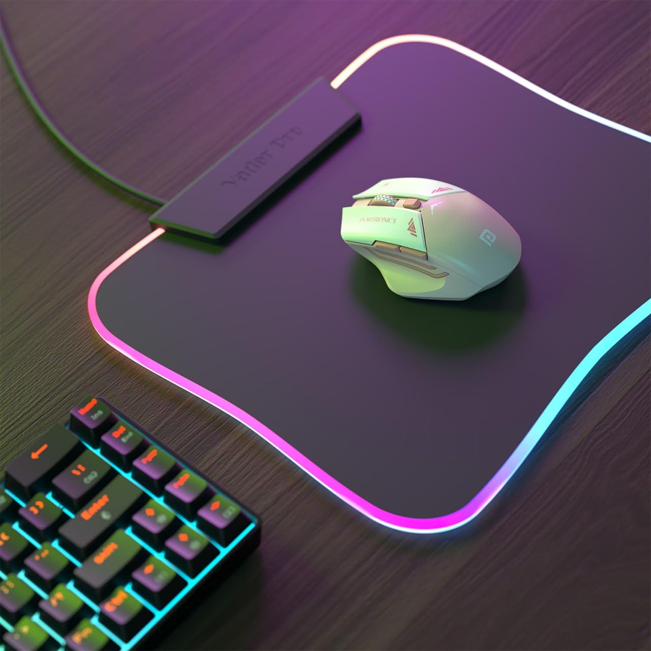 Portronics Vader Pro Wireless Gaming Mouse | 2.4GHz, 6 Buttons, Adjustable DPI, Ergonomic Design Portronics Vader Pro Wireless Gaming Mouse | 2.4GHz, 6 Buttons, Adjustable DPI, Ergonomic Design