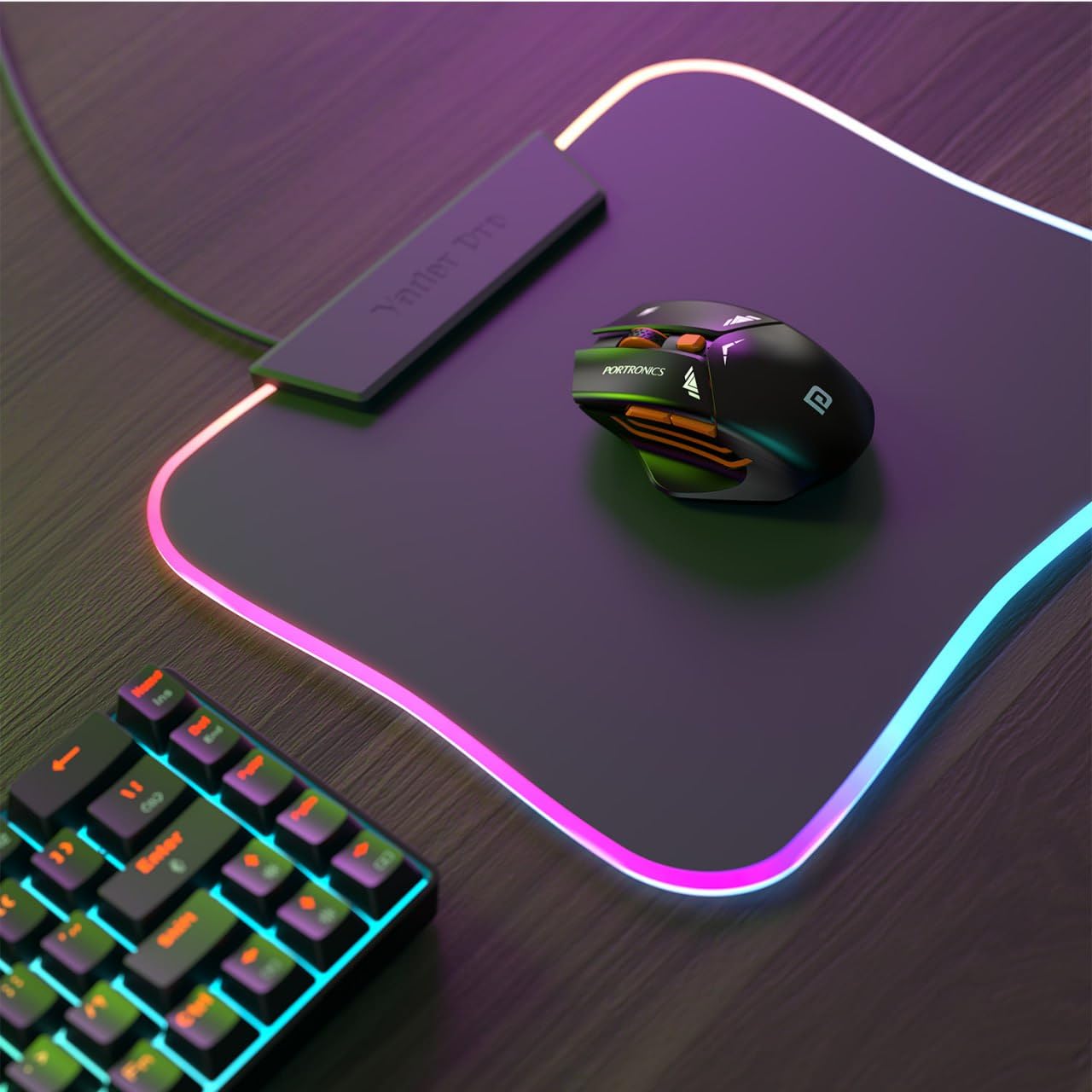 Portronics Vader Pro Wireless Gaming Mouse | 2.4GHz, 6 Buttons, Adjustable DPI, Ergonomic Design Portronics Vader Pro Wireless Gaming Mouse | 2.4GHz, 6 Buttons, Adjustable DPI, Ergonomic Design