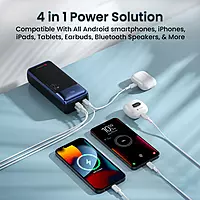 Portronics Ampbox 27K 65W 27000 mAh 4-in-1 Fast Charging Portronics Ampbox 27K 65W 27000 mAh 4-in-1 Fast Charging