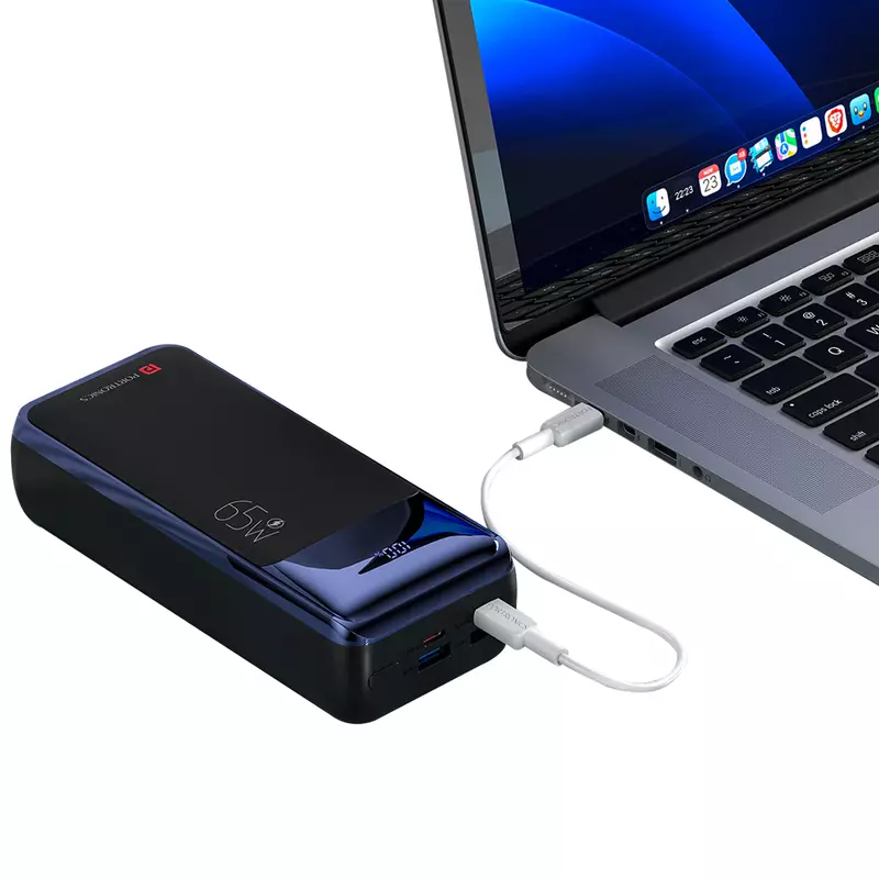 Portronics Ampbox 27K 65W 27000 mAh 4-in-1 Fast Charging Portronics Ampbox 27K 65W 27000 mAh 4-in-1 Fast Charging